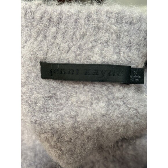 Jenni Kayne Boucle Cocoon Crewneck Sweater In Frost Size S Alpaca Merino Wool - Picture 8 of 8